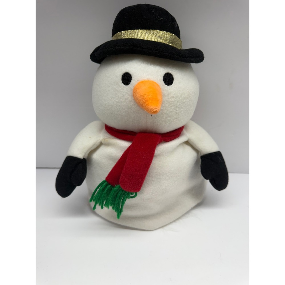 Vintage Reversible Snowman to Angel Flip Plush Doll Holiday Decor 2-in-1 Toy